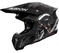 Airoh Twist 3 Arcade, motocross helmet M Matt Black/Grey