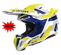 Airoh Twist 3 Dizzy MX Helmet Blue/Yellow GlossyM Blue,Yellow Glossy
