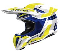 Airoh Twist 3 Dynasty Motocross Helmet unisex White/Yellow/Blue/Black, S