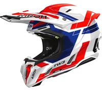 Airoh Twist 3 Dynasty Motocross Helmet, white/blue/red, size L (59/60)