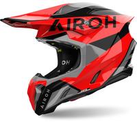 Airoh Twist 3 King Motocross Helmet, black-grey-red, size XL for Men