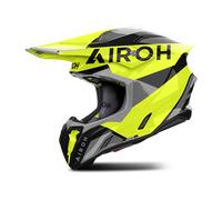 Airoh Twist 3 King Motocross Helmet, black-grey-yellow, size XL for Men