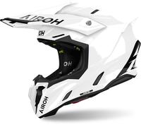 Airoh Twist 3 Solid Motocross Helmet, white, size S for Men