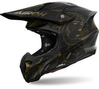 Airoh Twist 3 Titan Motocross Helmet, black, size L for Men