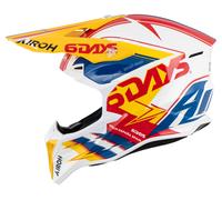 Airoh Wraaap 6Days Spain 2024 Motocross Helmet Red/Blue/White/Yellow L