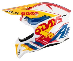 Airoh Wraaap 6Days Spain 2024 Motocross Helmet unisex Red/Blue/White/Yellow, XL