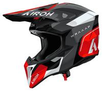 Airoh Wraaap Conquer Motocross Helmet unisex Black/Anthracite/Red, S