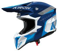 Airoh Wraaap Conquer Motocross Helmet unisex White/Blue, XL
