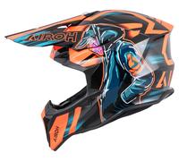 Airoh Wraaap Cyber M unisex Orange/Black/Blue, M