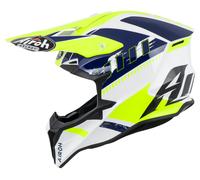 Airoh Wraaap Feel unisex White/Yellow/Blue, S