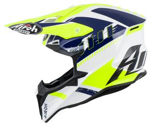 Airoh Wraaap Feel unisex White/Yellow/Blue, S