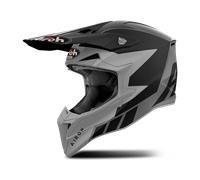 Airoh Wraaap Reloaded Motocross Helmet, black-grey, size XS