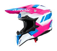 Off-Road Helmet Airoh WRAAAP VISION Pink Gloss