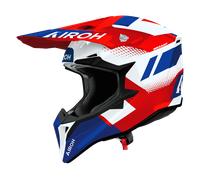 Airoh Wraaap Vision Motocross Helmet, white/blue/red, size L (59/60)