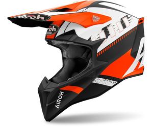 Airoh Wraap Feel Orange Matt Off Road Motorcycle Motocross Quad ATV MX Helmet