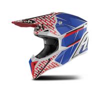 Airoh Wraap Idol Motocross Helmet, red-blue, size 2XL