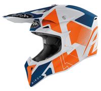 Airoh Wraap Raze Orange/White/Blue XS