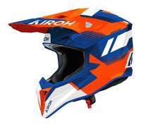 Airoh Wraaap Vision Motocross Helmet, white/blue/orange, size S (55/56)