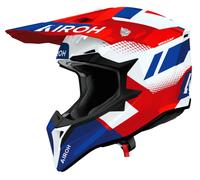 Airoh Wraaap Vision Motocross Helmet, white/blue/red, size S (55/56)