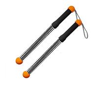 Airoieak Ropeless Battle Ropes with Training Poster, Weighted Cordless Battle Rope Adjustable Resistance for Full Body Workout, Portable Battle Rope for HIIT, Cardio & Strength Training (Black)