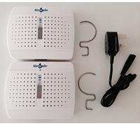 Aironic ® Rechargeable Mini Dehumidifier - Twin Pack - Absorbs Moisture Home, Caravan, cupboards, bathroom