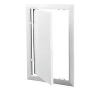 AIROPE Access Hatch 200 x 300 mm ABS Plastic, Ready for Painting, Side Opening Left/Right, Ideal for Water Meter, Ceiling, Bathtub, Fuse Boxes, Conceals Wires and Pipes