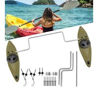 AIROW Kayak Stabilizers, Canoe Stabilizer, Kayak Outriggers/Stabilizers System Kit with Sidekick Arms Rod and Installation Accessories