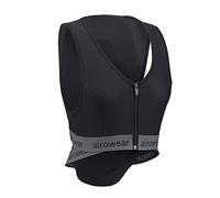 Airowear Shadow Adult Back Protector - Black - Unisex - Fully flexible for unrestricted movement Back Length - Short, Size - S