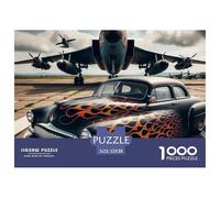 Airplane 1000 Piece Jigsaw Sky Plane Puzzles for Adults And Kids Age 12 Years Up Challenging & Brainteasing Puzzle Game for The Whole for Women Gifts for Men52x38cm/1000pcs