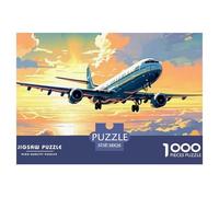 Airplane 1000 PieceJigsaw Puzzle for Adults PuzzlesEducationalSky Plane Game Challenging PuzzlesPuzzle Game for The Whole for Women, Gifts for Men38x26cm/1000pcs
