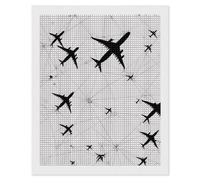 Airplane Airlines Adults Diamond 5D Painting Kit Square Drill DIY Art Craft Wall Decor