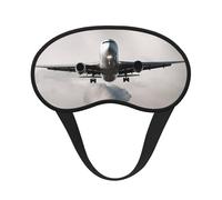 Airplane Art Print Sleep Eye Mask Light Blocking Soft and Comfortable Night Eye Blinder for Women Men for Sleeping Travel Night Shift