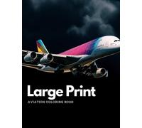 Airplane & Aviation themed coloring book for adults and kids