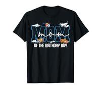 Airplane Birthday Boy MOM of The Birthday Boy Plane Gift T-Shirt