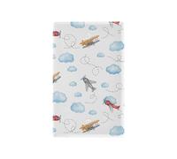 Airplane Blue Cloud Light Switch Cover Decorative Receptacle Outlet Wall Plate Guard Plastic Outlet Covers for Home Decor Room Bedroom Bathroom (Unused Outlet Cover)