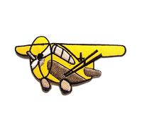 Airplane Children - Iron on Patches Adhesive Emblem Stickers Appliques, Size: 4.06 x 2.24 inches