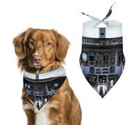 Airplane Cockpit Dog Bandanas Adjustable Bib Party Pet Decorations Cute Dog Triangle Scarfs for Small Medium Puppy Cat Costume Accessory