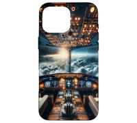 Airplane Cockpit Flight Instruments Aircraft Pilot Case for iPhone 16 Pro Max