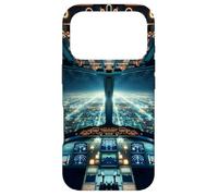 Airplane Cockpit Flight Instruments Pilot City Lights Case for iPhone 17 Pro