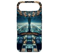 Airplane Cockpit Flight Instruments Pilot City Lights Case for iPhone Air