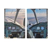 Airplane Cockpit Passport Holder Personalized Passport Wallet for Women Men Travel Document Organizer Holder