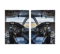 Airplane Cockpit Passport Holder Personalized Passport Wallet for Women Men Travel Document Organizer Holder