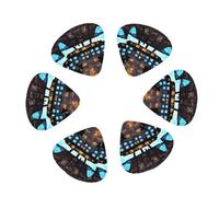 Airplane Cockpit print Guitar Picks 12PCS Mixed Gauges(0.46/0.71/0.96mm) with Case, for Guitar/Ukulele