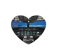Airplane Cockpit Printing Fashion Car Air Freshener Cards 10 Pcs Car Scented Hanging Sheets