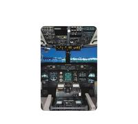 Airplane Cockpit Printing Fashion Car Air Freshener Cards 10 Pcs Car Scented Hanging Sheets