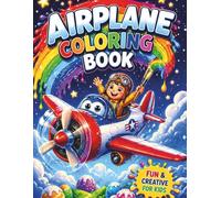 Airplane Coloring Book: Nature Scenes & Fantasy Worlds | Boost Creativity, Focus & Imagination