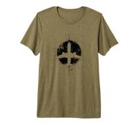 Airplane Drawing Aviation Aeroplanes Premium T-Shirt