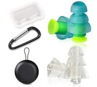 Airplane Ear Pressure Relief Earplugs - Painless Flying - Noise Reduction Travel Earplugs - Plane Travel Essentials - Comfortable Reusable Filtered Flight Ear Plugs for Adults