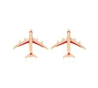 Airplane Earrings, Hip Hop Aircraft Dangle Earrings for Women, Bohemian Gold Airplane Vacation Earrings, Cute Jet Plane Statement Earrings Summer Boho Punk Rock Airplane Earrings