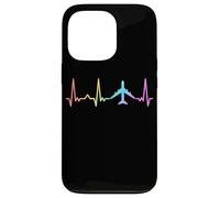 Airplane ECG heartbeat planes pilot planespotter Case for iPhone 13 Pro